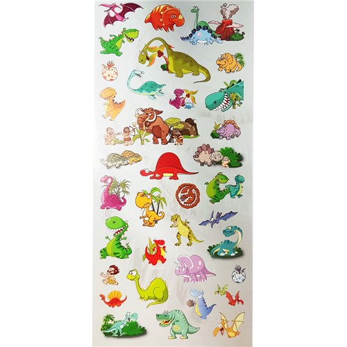 Tim The Toyman Funky Dinosaurs Sticker Book 120+ Stickers/ 4 Scheets_1 - Theodist